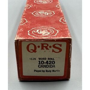 Vintage QRS Piano Roll‎ 10-420 "Candida"